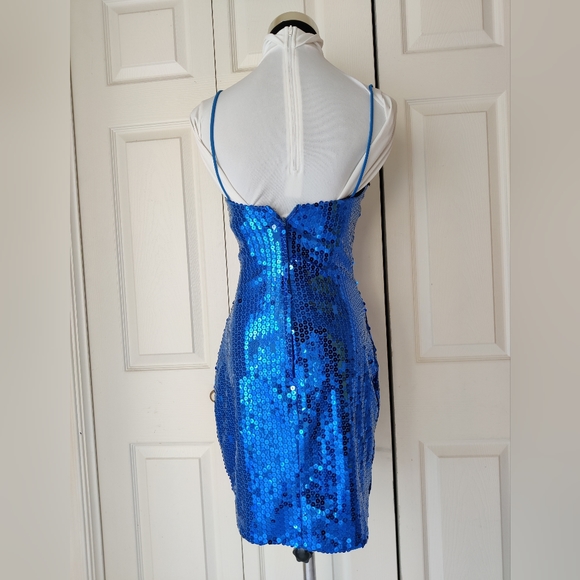 Vintage Blue Dress Women's size small good condition - Picture 2 of 11